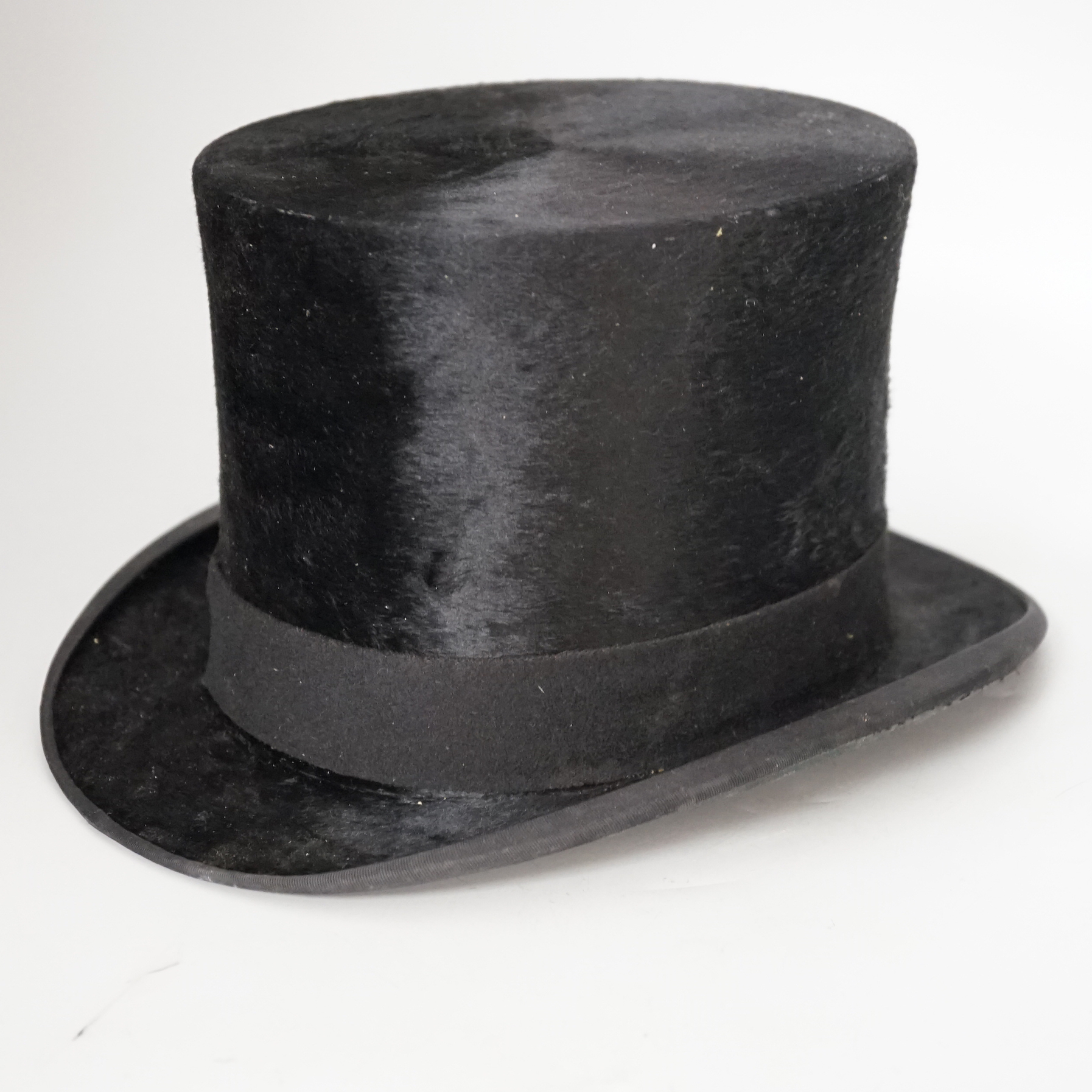 A boxed, Lincoln Bennett, Saville Street, Piccadilly, black silk top hat
